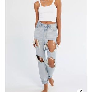 urban Outfitters high waisted ripped jeans
